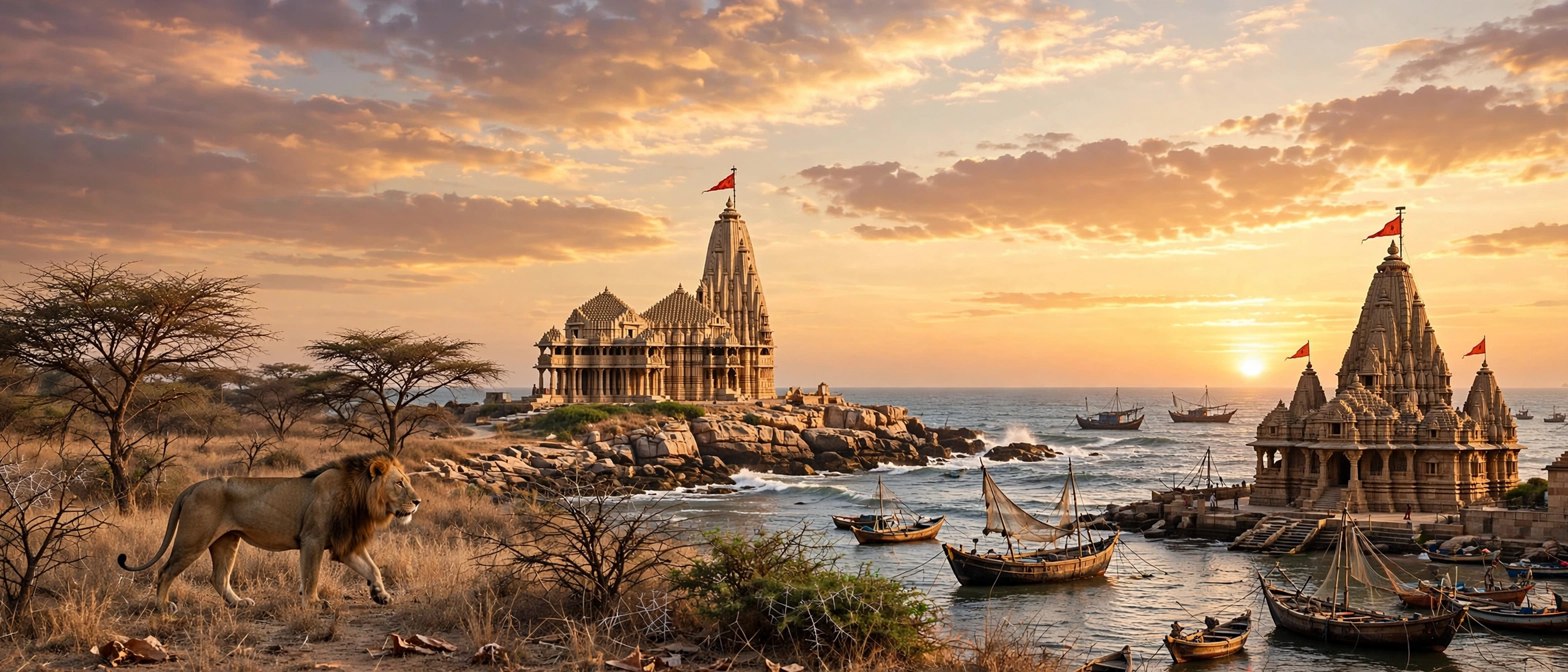 Dwarka Somnath With Gir